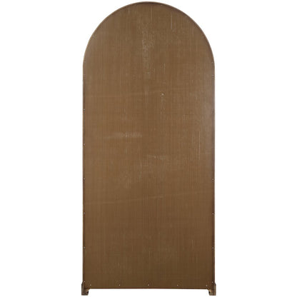 Corva Brown Solid Wood Storage Cabinet