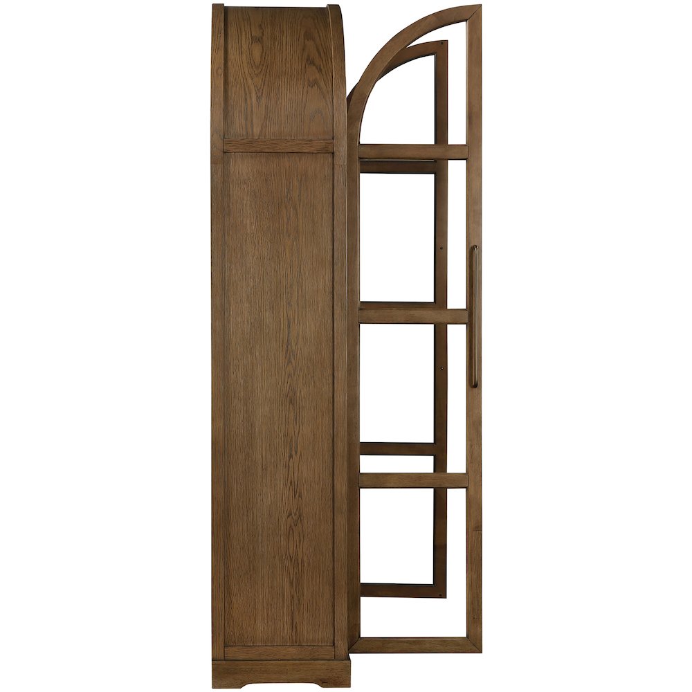 Corva Brown Solid Wood Storage Cabinet