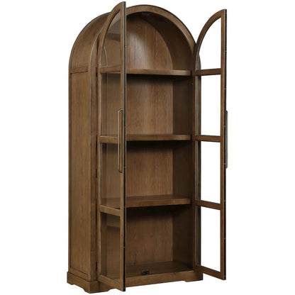 Corva Brown Solid Wood Storage Cabinet