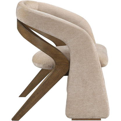 Riven Beige Performance Fabric Upholstered Dining Chair