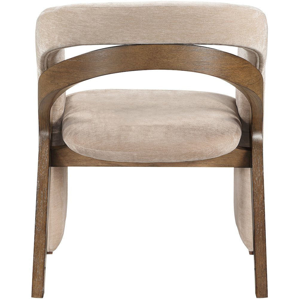Riven Beige Performance Fabric Upholstered Dining Chair