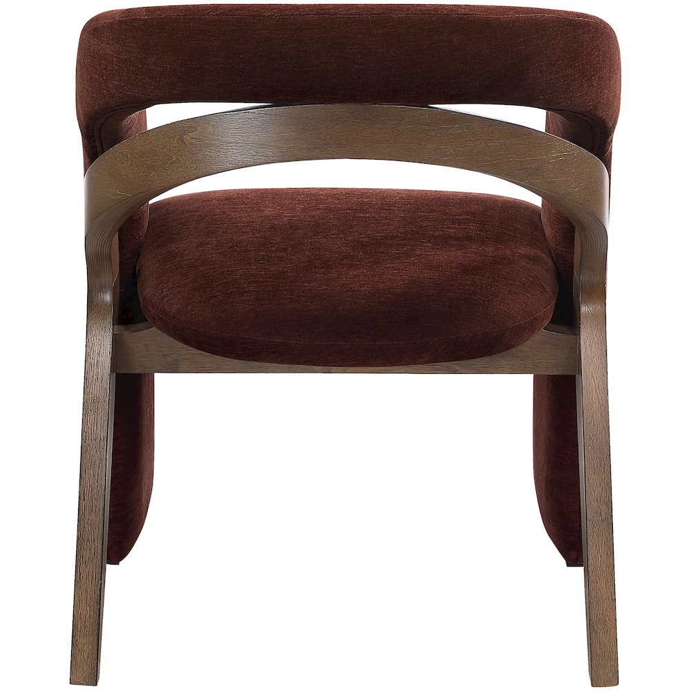 Riven Burgundy Performance Fabric Upholstered Dining Chair