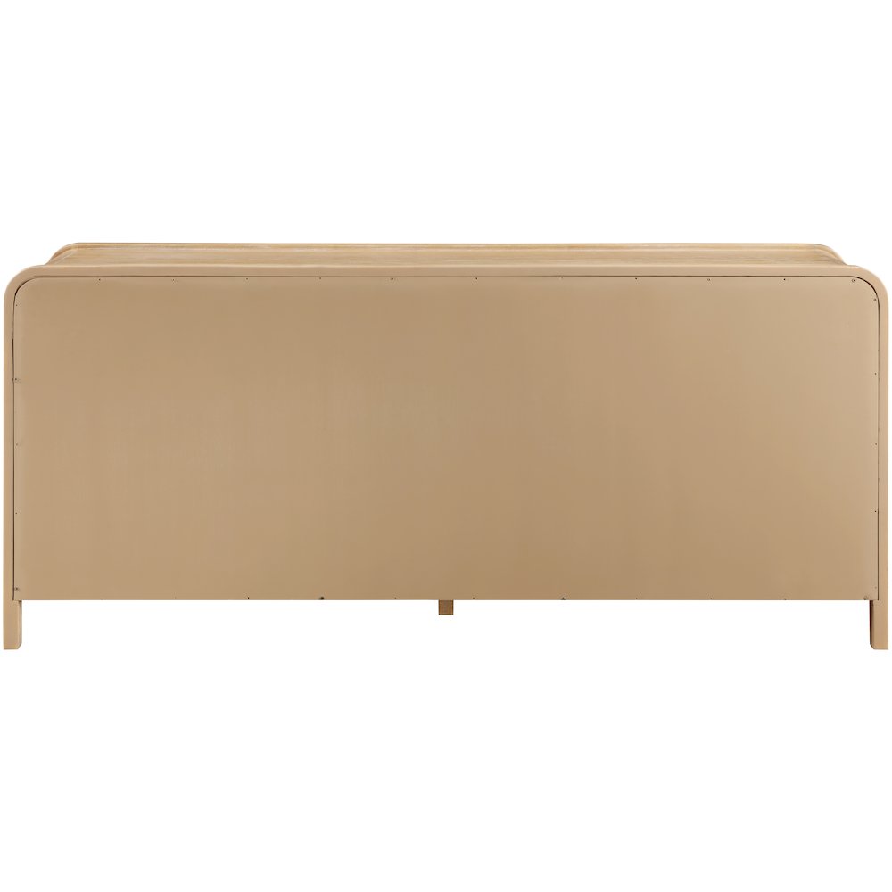 Harmony Natural Oak Veneer Rubberwood Sideboard/Buffet