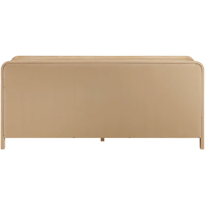 Harmony Natural Oak Veneer Rubberwood Sideboard/Buffet