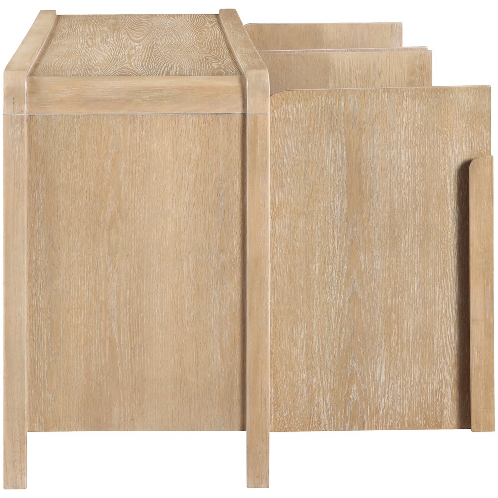 Harmony Natural Oak Veneer Rubberwood Sideboard/Buffet