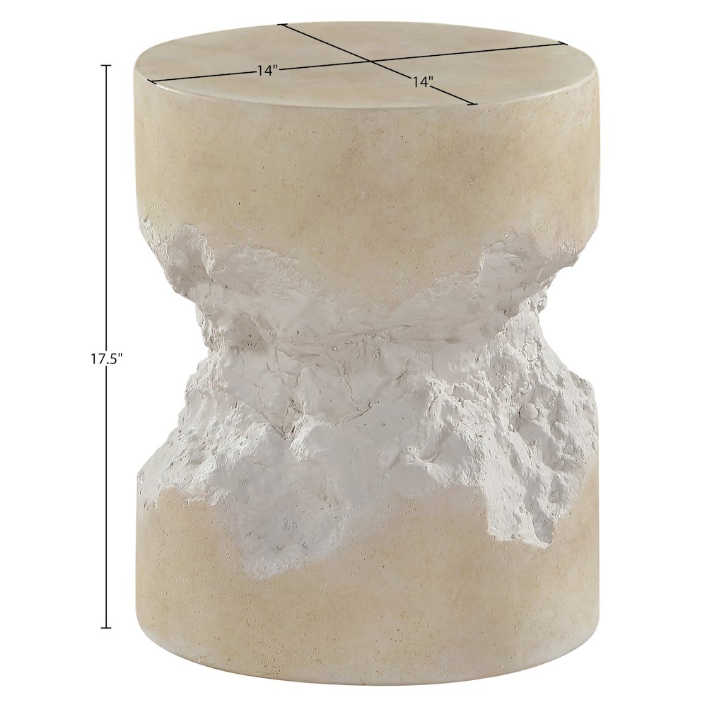 Naturae Beige Concrete Indoor / Outdoor End / Side Table