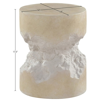 Naturae Beige Concrete Indoor / Outdoor End / Side Table