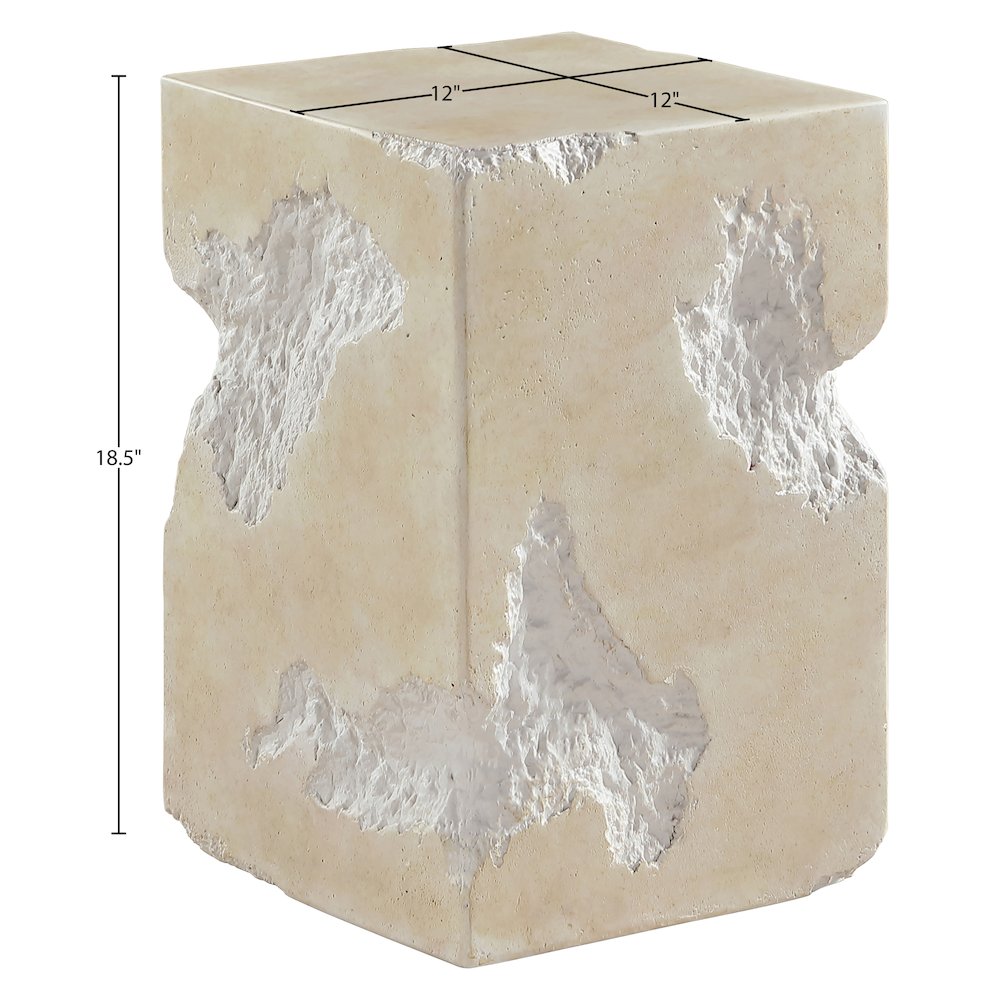 Naturae Beige Concrete Indoor / Outdoor End / Side Table