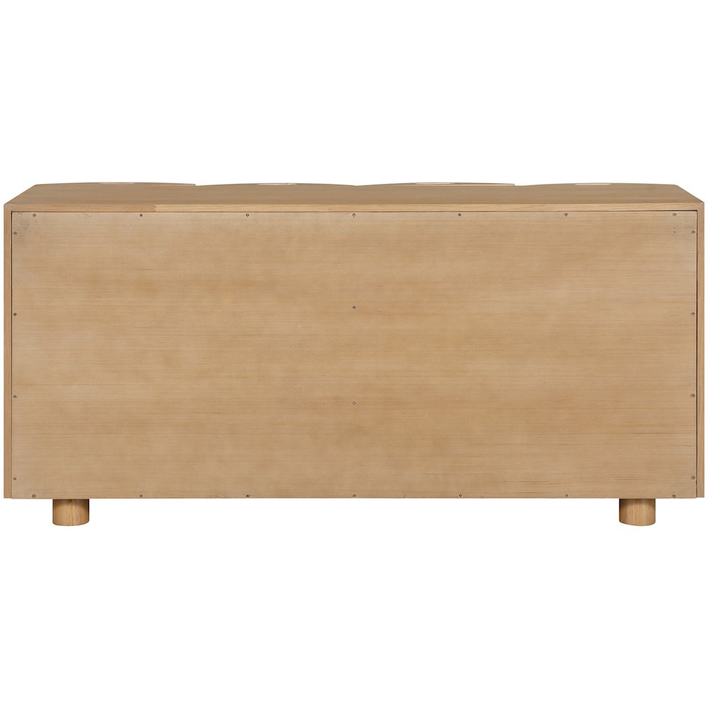 Norin Natural Solid Wood And Oak Veneer Sideboard/Buffet