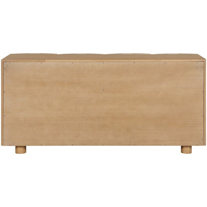 Norin Natural Solid Wood And Oak Veneer Sideboard/Buffet