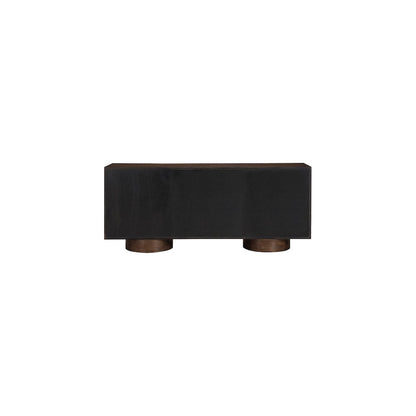 Bubble Brown Rubberwood with Oak Veneer Sideboard/Buffet
