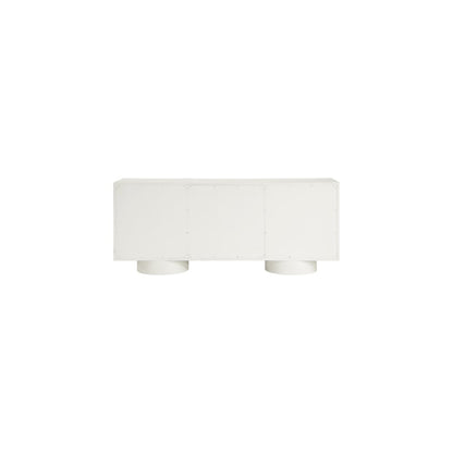 Bubble Cream Rubberwood with Oak Veneer Sideboard/Buffet