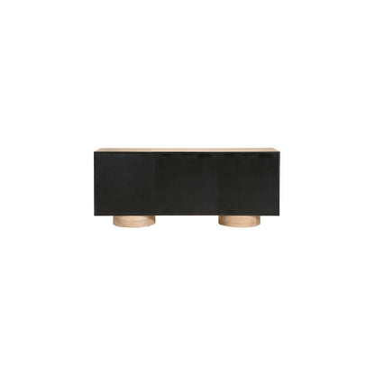 Bubble Natural Rubberwood with Oak Veneer Sideboard/Buffet