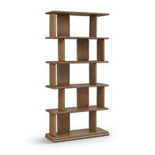 Nexa Brown Solid Wood And Oak Veneer Bookcase