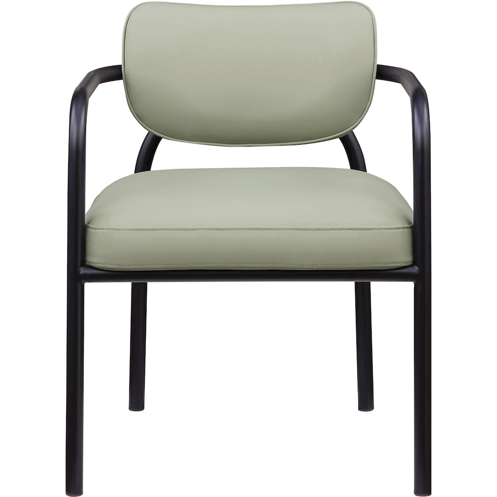 Serava Mint Vegan Leather Upholstered Dining Chair, Set of 2