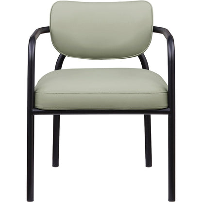 Serava Mint Vegan Leather Upholstered Dining Chair, Set of 2