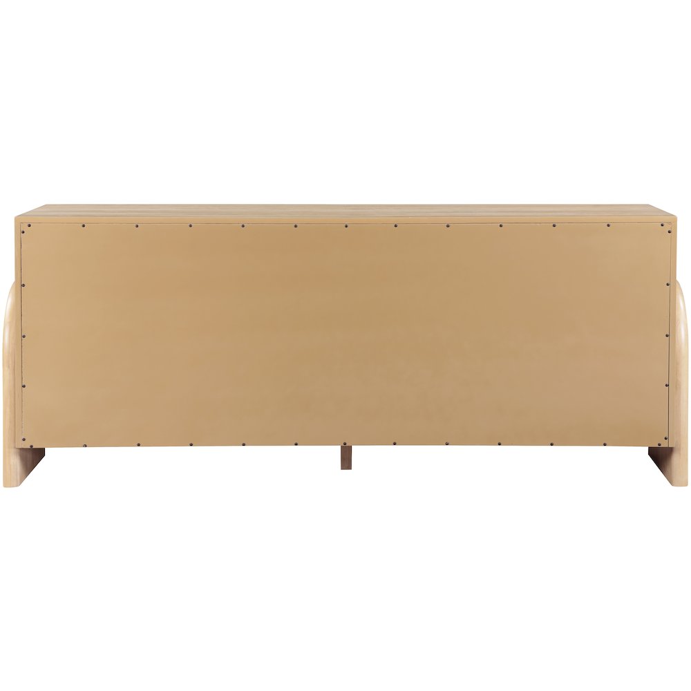 Elanor Natural Oak Veneer Rubberwood Sideboard/Buffet
