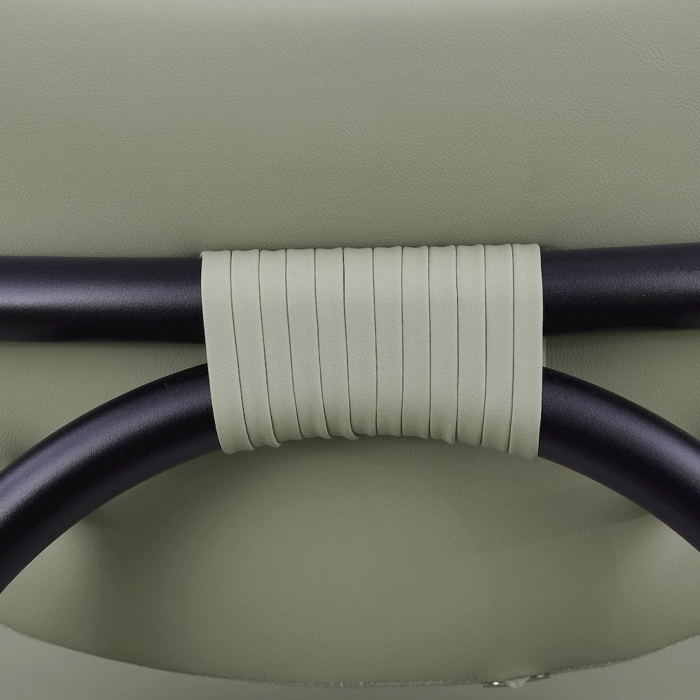 Serava Mint Vegan Leather Upholstered Bar Stool