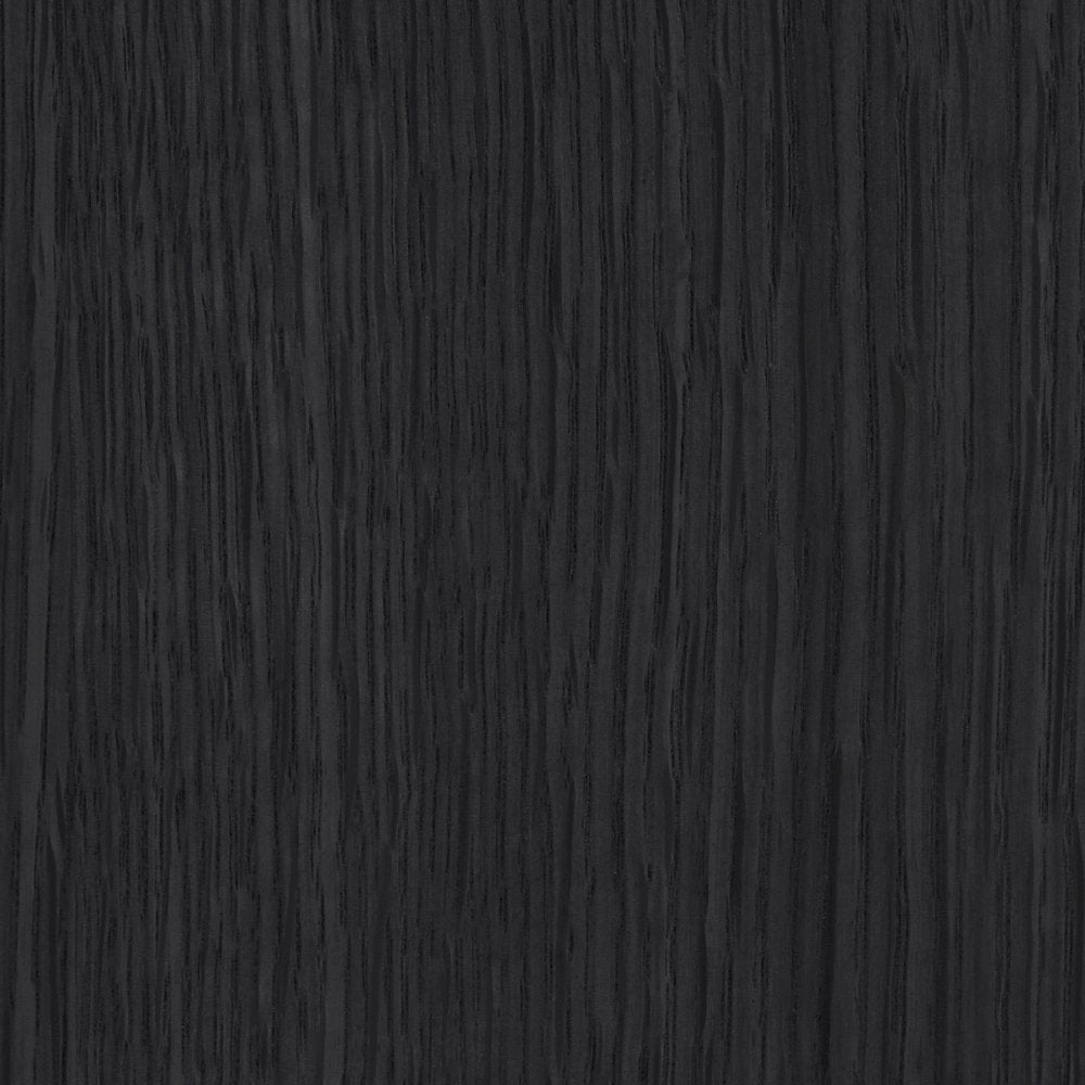 Avro Black Cane, Solid Wood And Oak Veneer 3pc. Desk