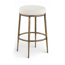 Ferro Cream Performance Fabric Upholstered Bar Stool