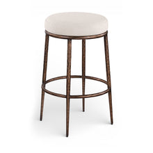 Ferro Beige Performance Fabric Upholstered Bar Stool