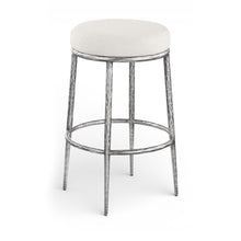 Ferro Cream Performance Fabric Upholstered Bar Stool