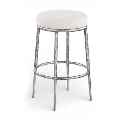 Ferro Cream Performance Fabric Upholstered Bar Stool