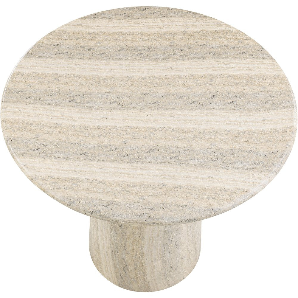 Cosenza Travertine Concrete Indoor/Outdoor Counter Height Table