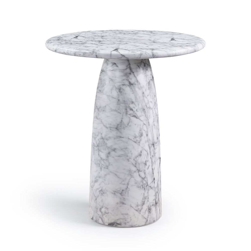 Cosenza White Concrete Indoor/Outdoor Counter Height Table