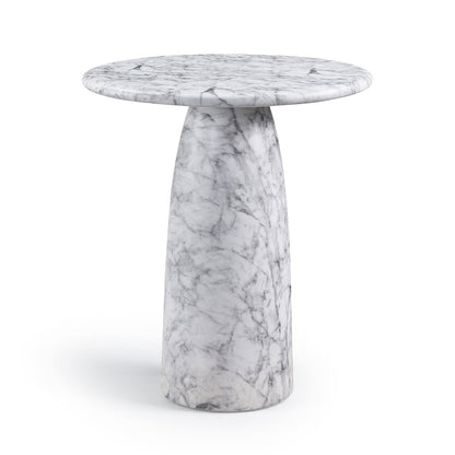 Cosenza White Concrete Indoor/Outdoor Counter Height Table