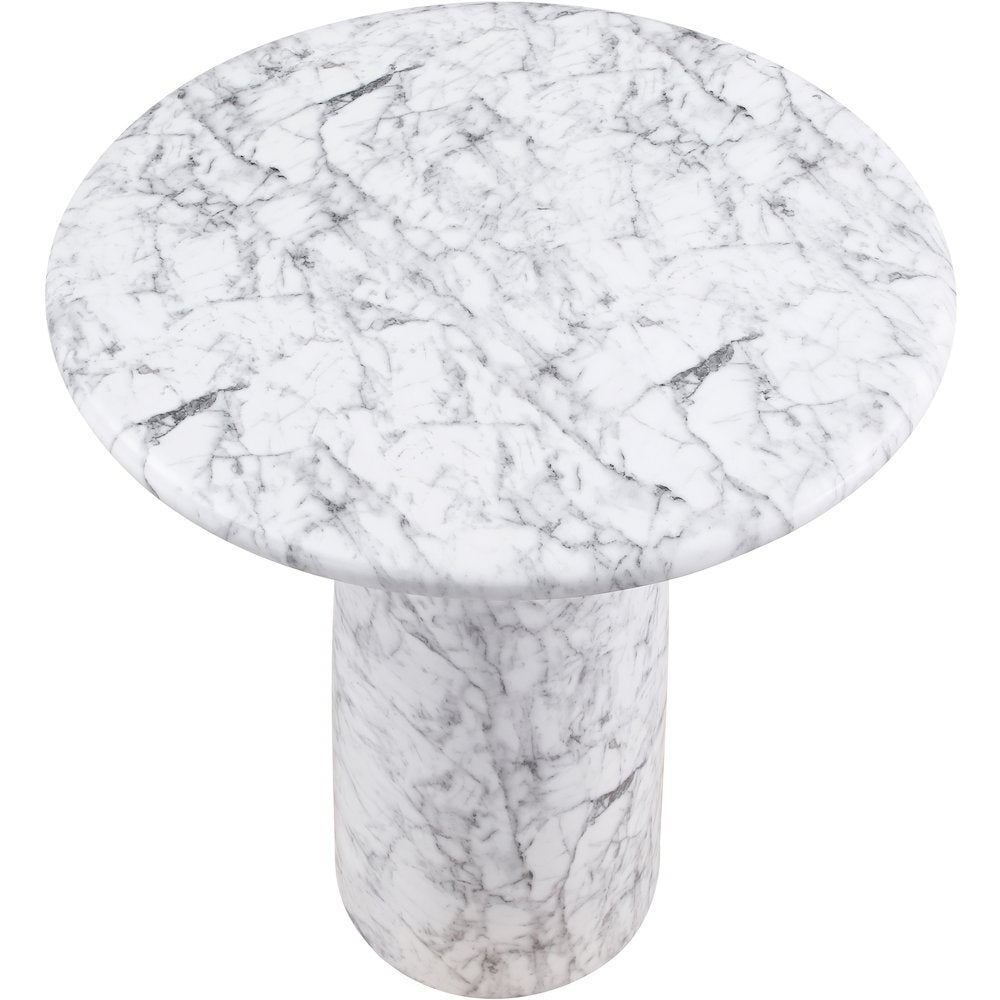 Cosenza White Concrete Indoor/Outdoor Counter Height Table