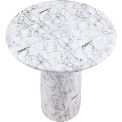 Cosenza White Concrete Indoor/Outdoor Counter Height Table