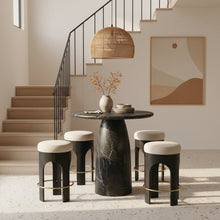 Cosenza Black Concrete Indoor/Outdoor Bar Table