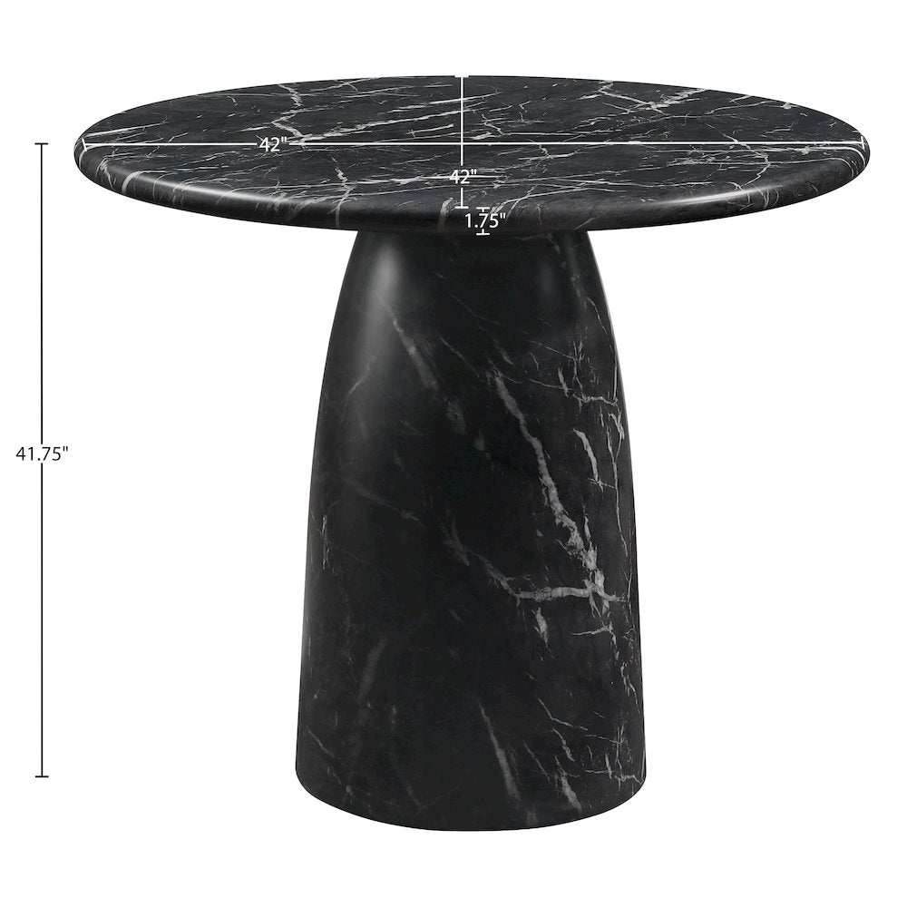 Cosenza Black Concrete Indoor/Outdoor Bar Table