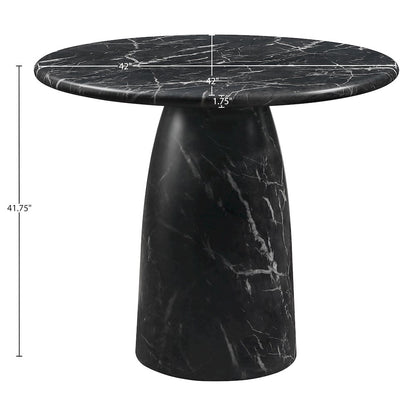 Cosenza Black Concrete Indoor/Outdoor Bar Table