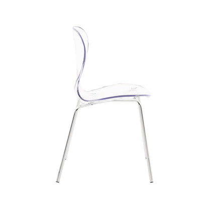 Clarion Chrome Metal Dining Chair, Set of 2