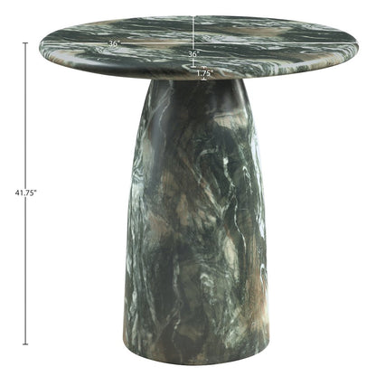 Cosenza Green Concrete Indoor/Outdoor Bar Table