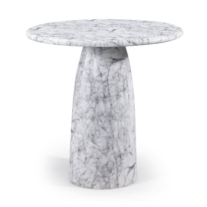 Cosenza White Concrete Indoor/Outdoor Bar Table