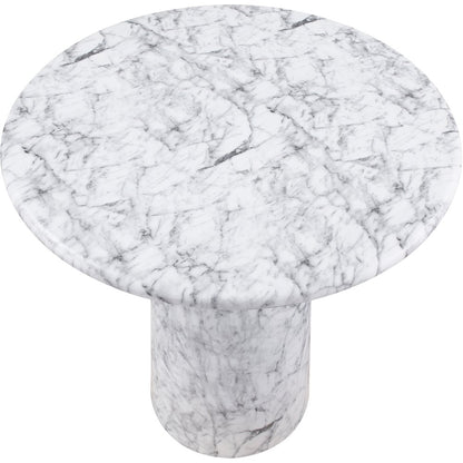 Cosenza White Concrete Indoor/Outdoor Bar Table