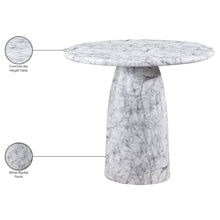 Cosenza White Concrete Indoor/Outdoor Bar Table