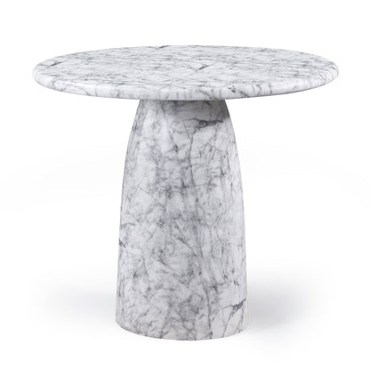 Cosenza White Concrete Indoor/Outdoor Bar Table