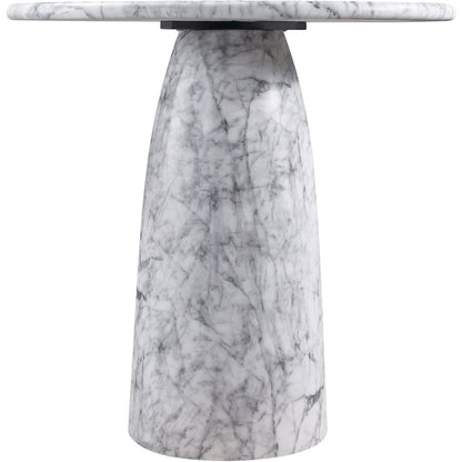Cosenza White Concrete Indoor/Outdoor Bar Table