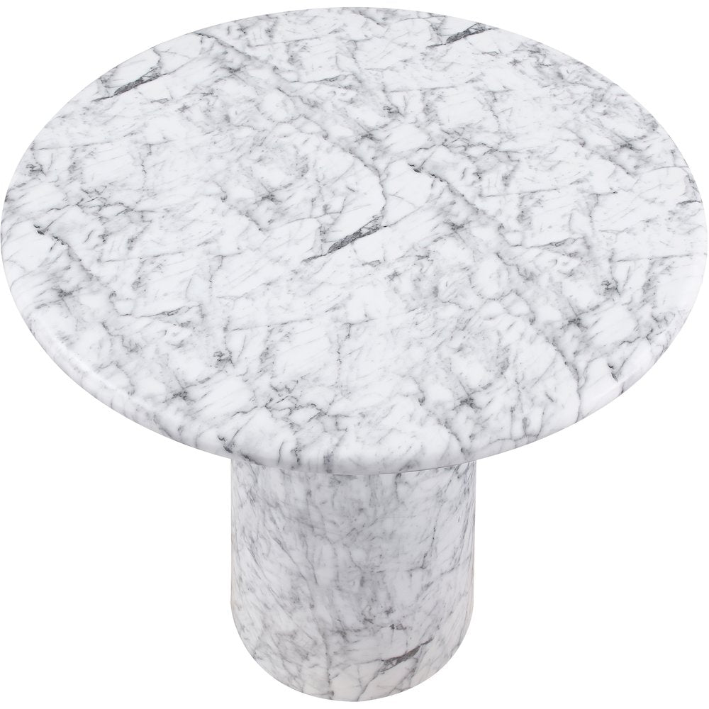 Cosenza White Concrete Indoor/Outdoor Bar Table