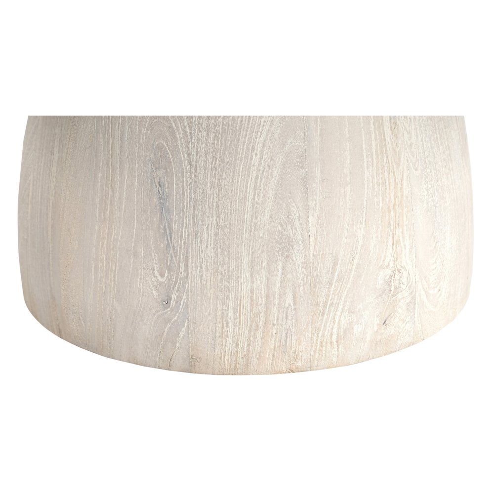 Liona White Marble And Mango Wood Coffee Table