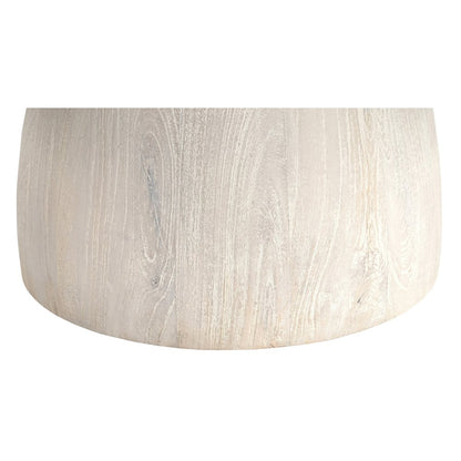 Liona White Marble And Mango Wood Coffee Table