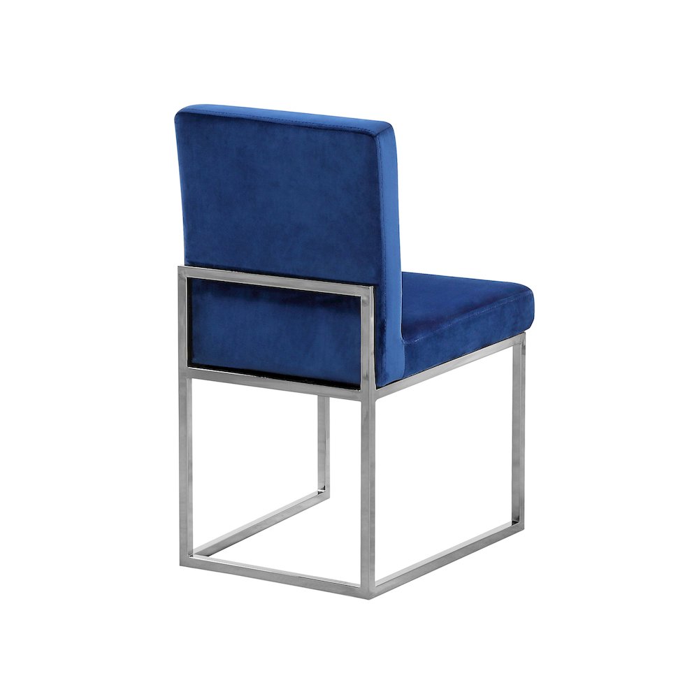 Giselle Navy Velvet Dining Chair, Set of 2