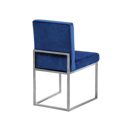 Giselle Navy Velvet Dining Chair, Set of 2