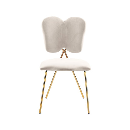 Angel Cream Velvet Dining Chair, Set of 2