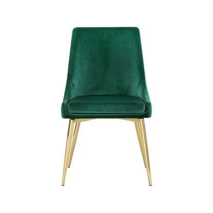 Karina Green Velvet Dining Chair, Set of 2