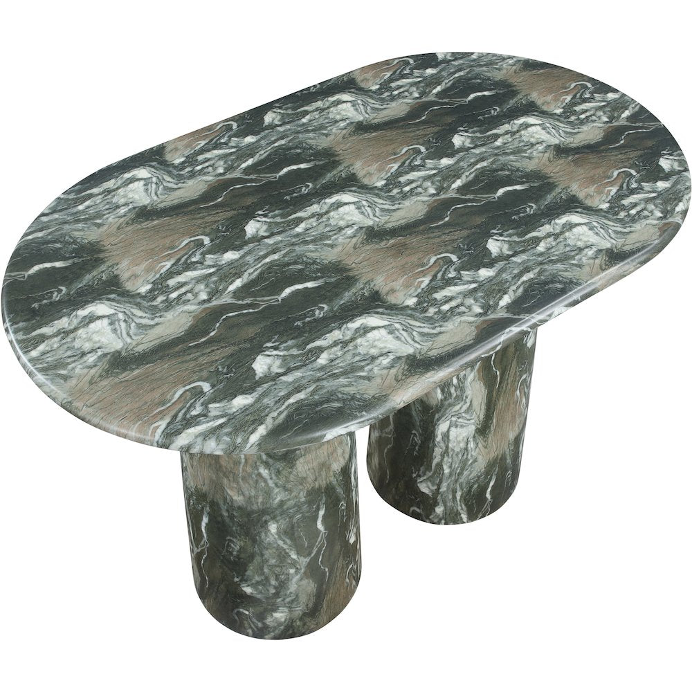 Cosenza Green Concrete Indoor/Outdoor Bar Table (3 Boxes)